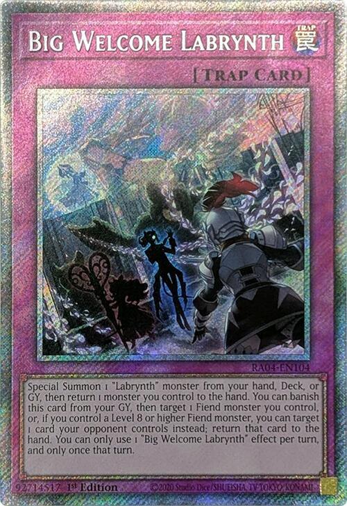 Big Welcome Labrynth (Platinum Secret Rare)