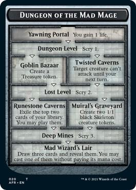 Dungeon of the Mad Mage // Goblin Double-Sided Token