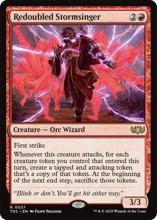 Redoubled Stormsinger