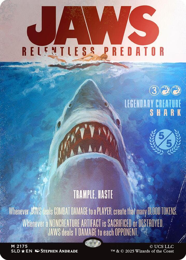 Jaws, Relentless Predator (Rainbow Foil)
