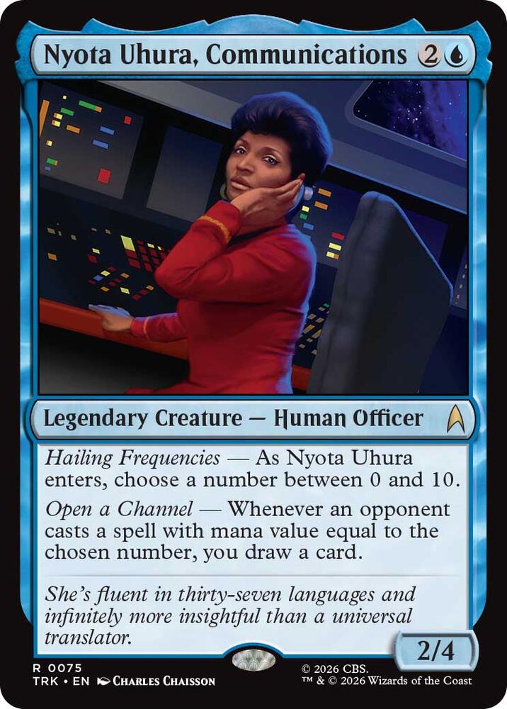 Nyota Uhura, Communications [Star Trek]