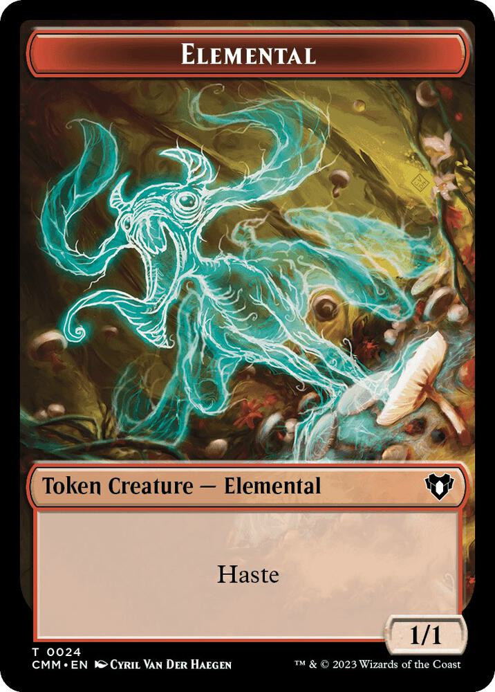 Elemental (0024) // Construct (0041) Double-Sided Token
