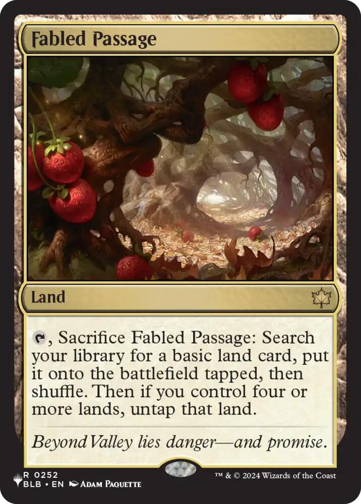 Fabled Passage (BLB) [The List Reprints]