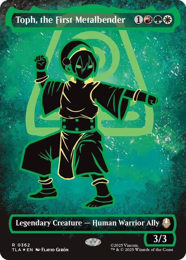 Toph, the First Metalbender (Borderless Battle Pose)