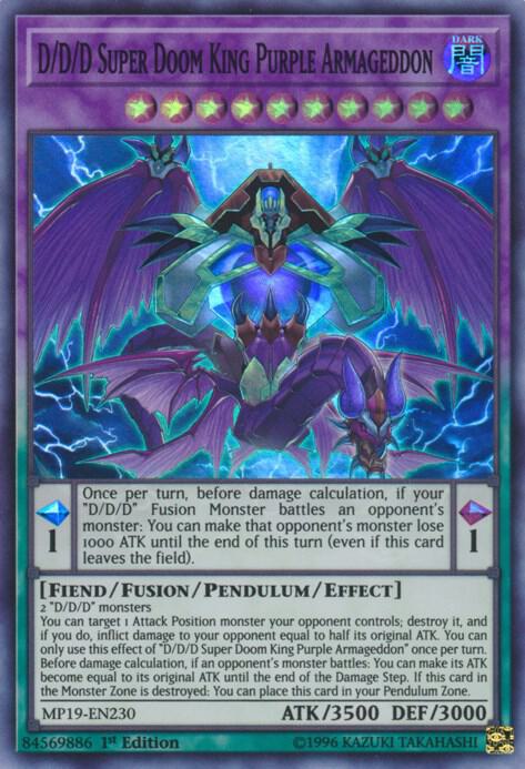 D/D/D Super Doom King Purple Armageddon