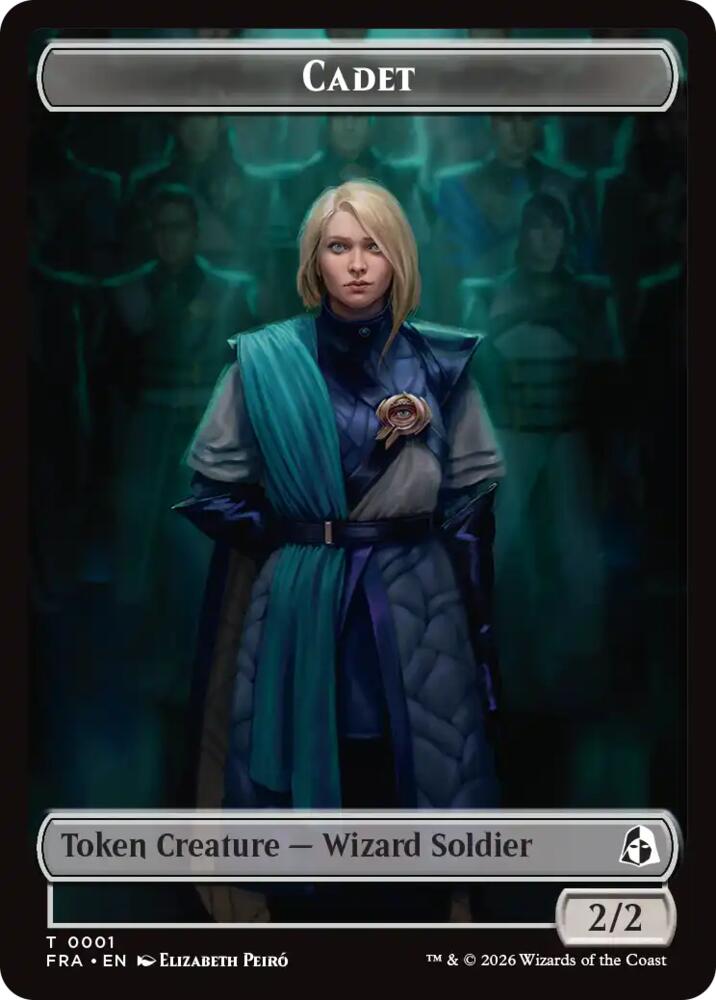 Cadet // Map Double-Sided Token [Commander: Reality Fracture]