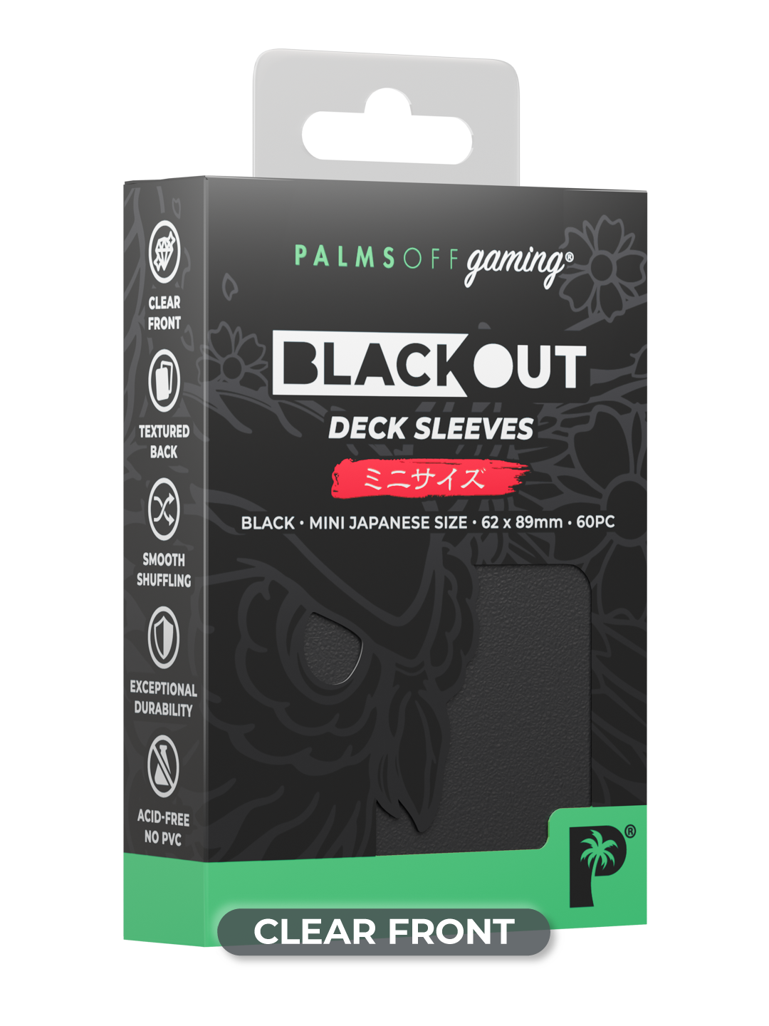 Blackout Deck Sleeves - Japanese Mini Size