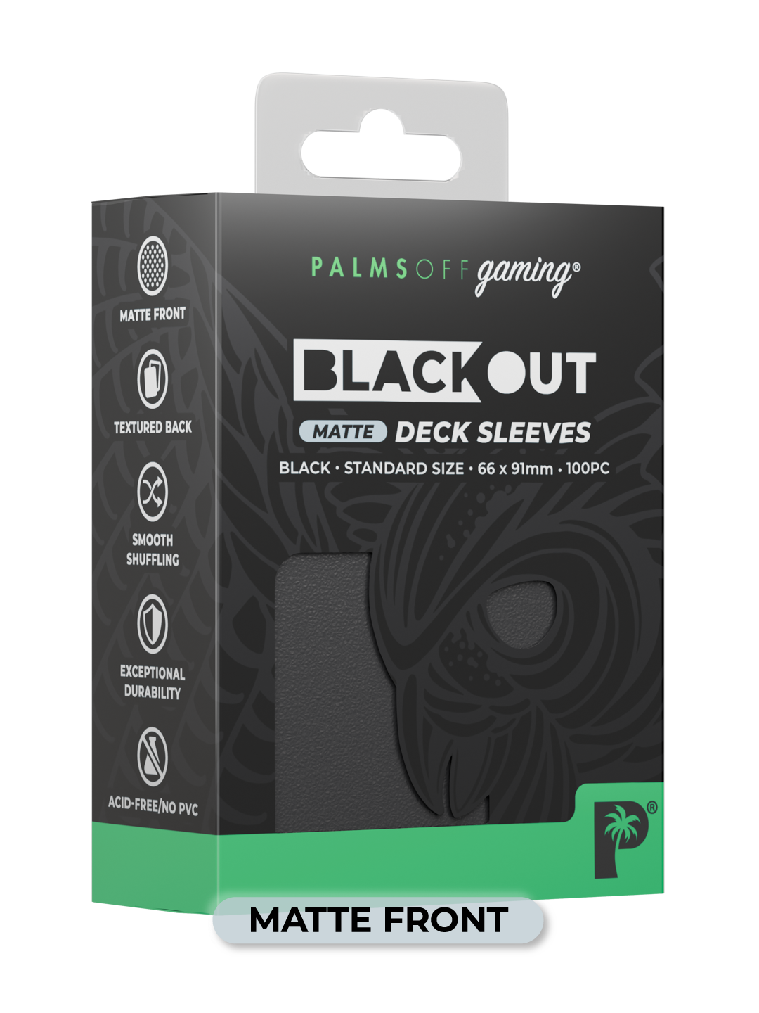 Blackout Matte Deck Sleeves - Standard Size