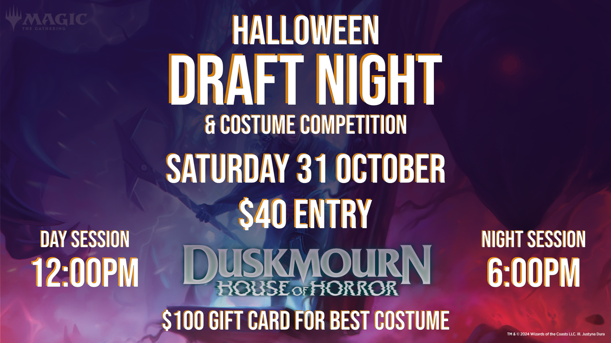 Halloween Draft Night Part 2 - Duskmourn: House of Horror
