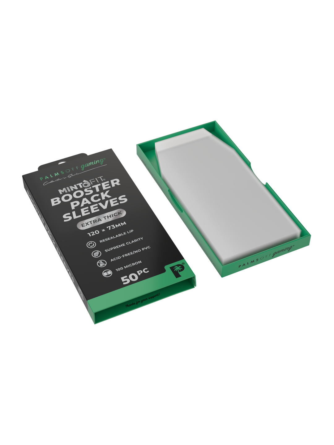 MintFit Booster Pack Sleeves - Extra Thick