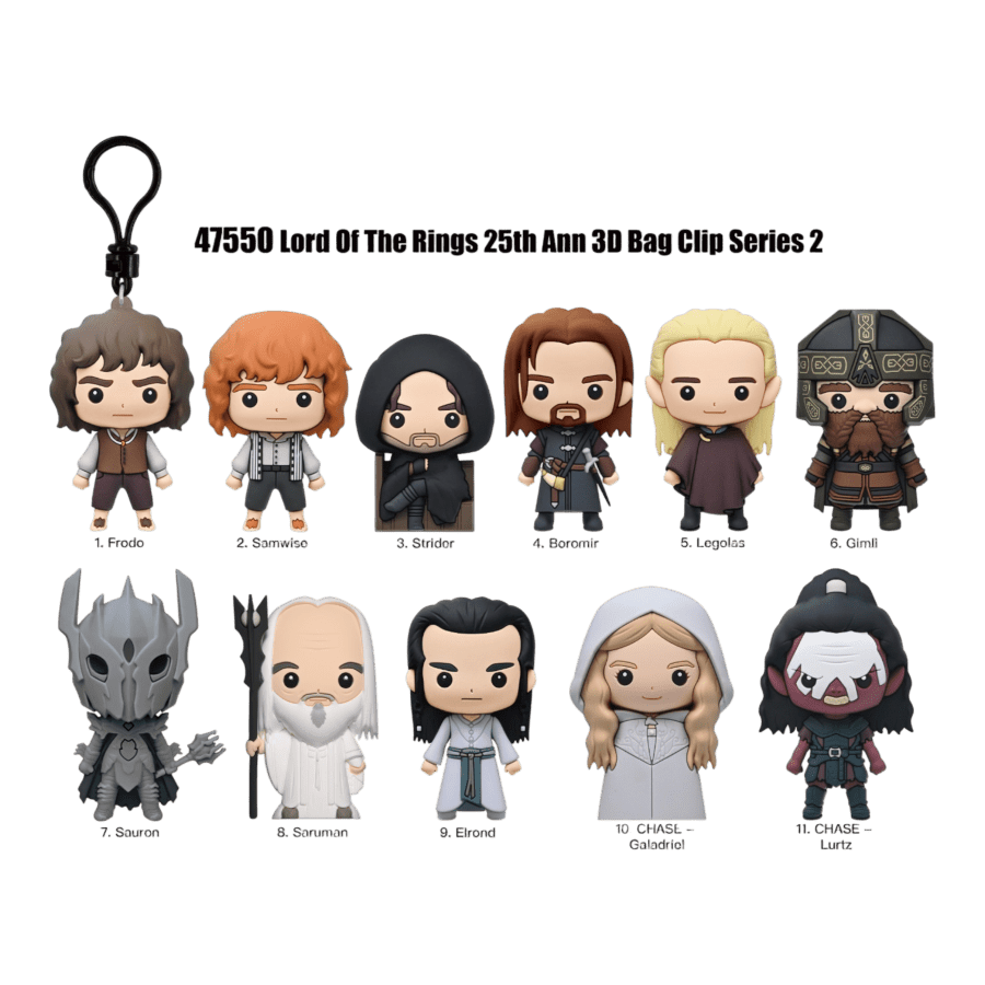 The Lord of the Rings - 3D Foam Bag Clips Series 2 Blind Bag