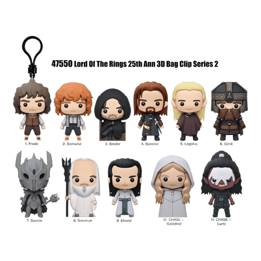 The Lord of the Rings - 3D Foam Bag Clips Series 2 Blind Bag