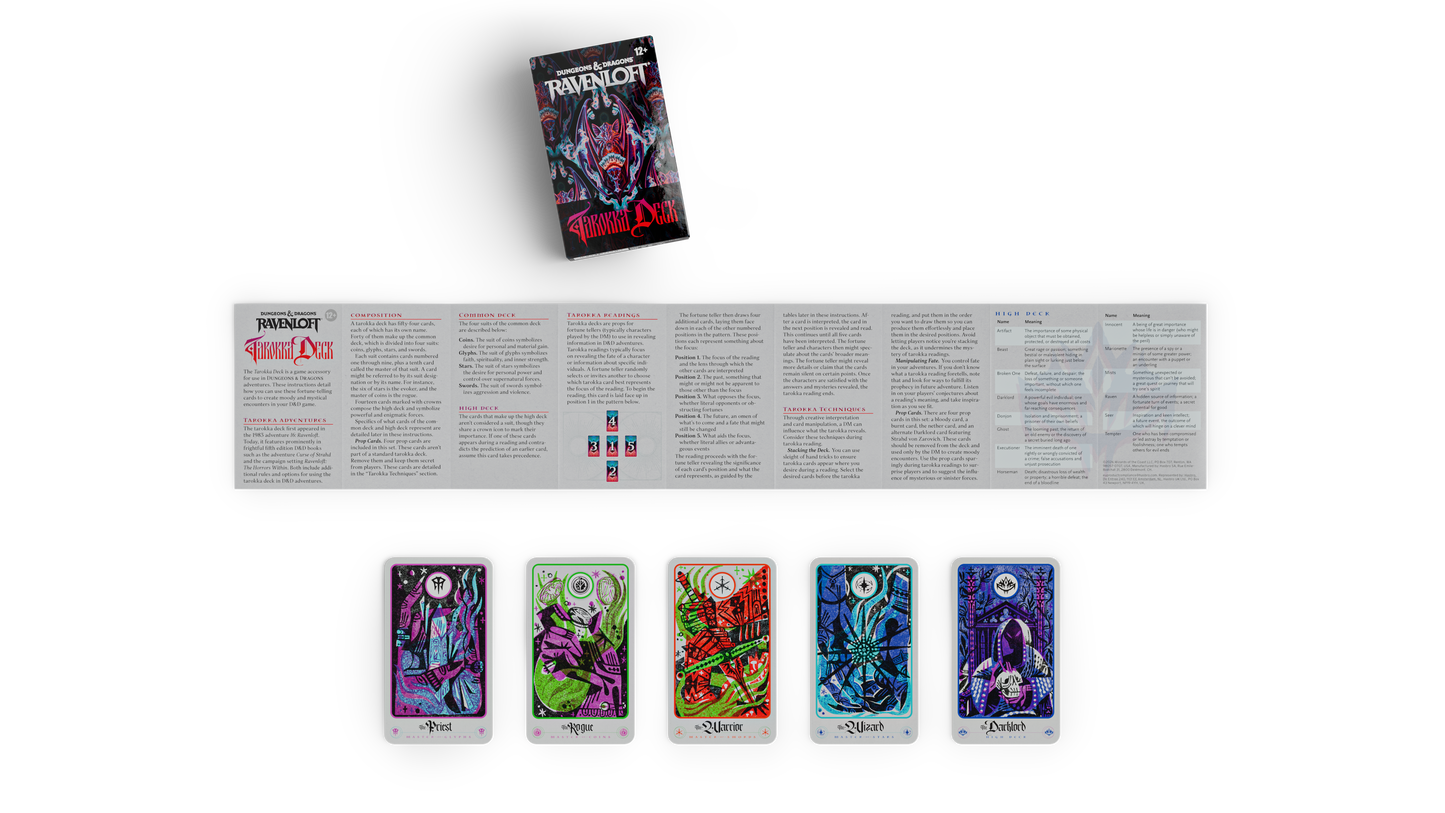 Dungeons & Dragons - Ravenloft: The Horrors Within Tarokka Deck
