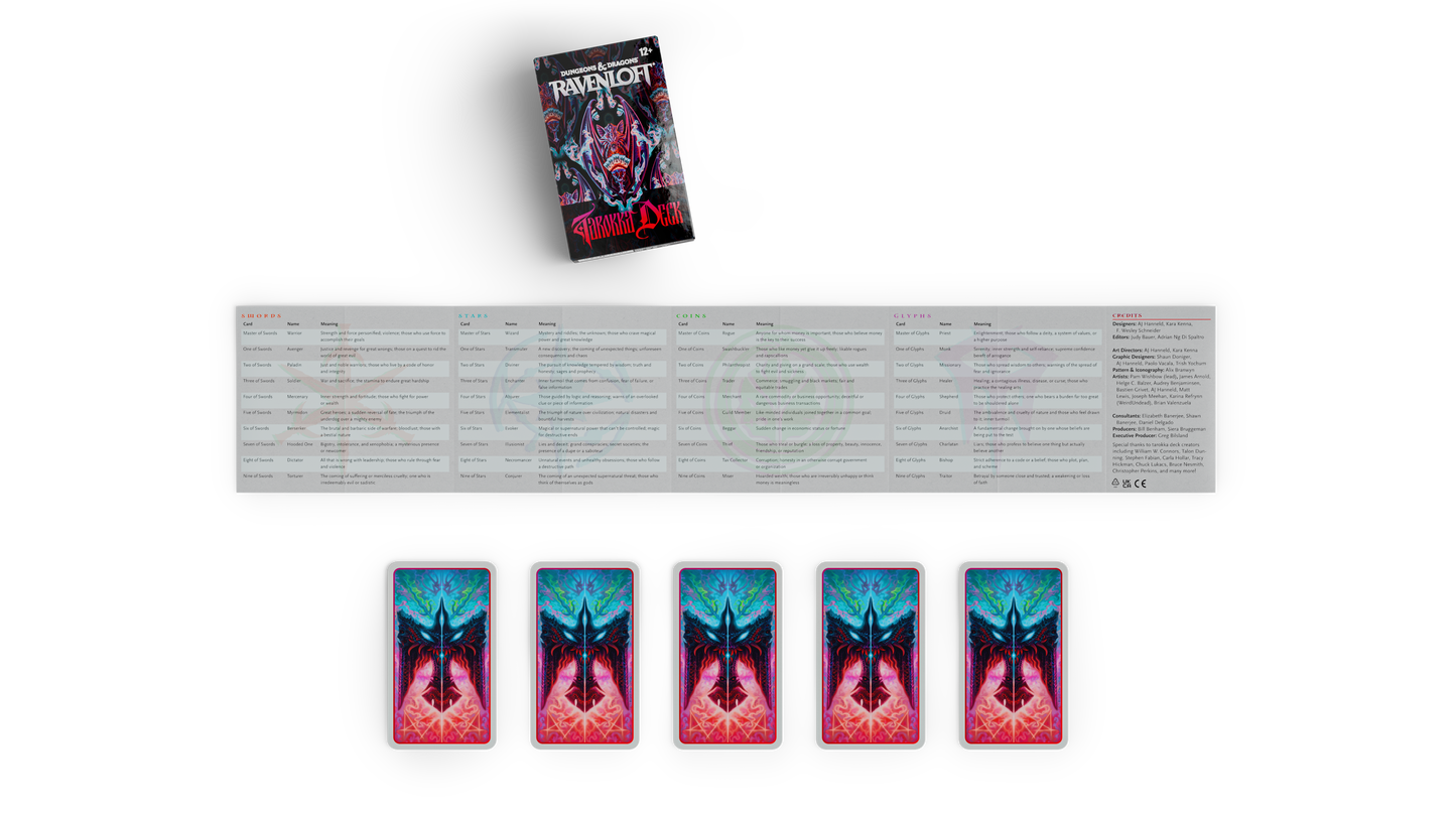 Dungeons & Dragons - Ravenloft: The Horrors Within Tarokka Deck