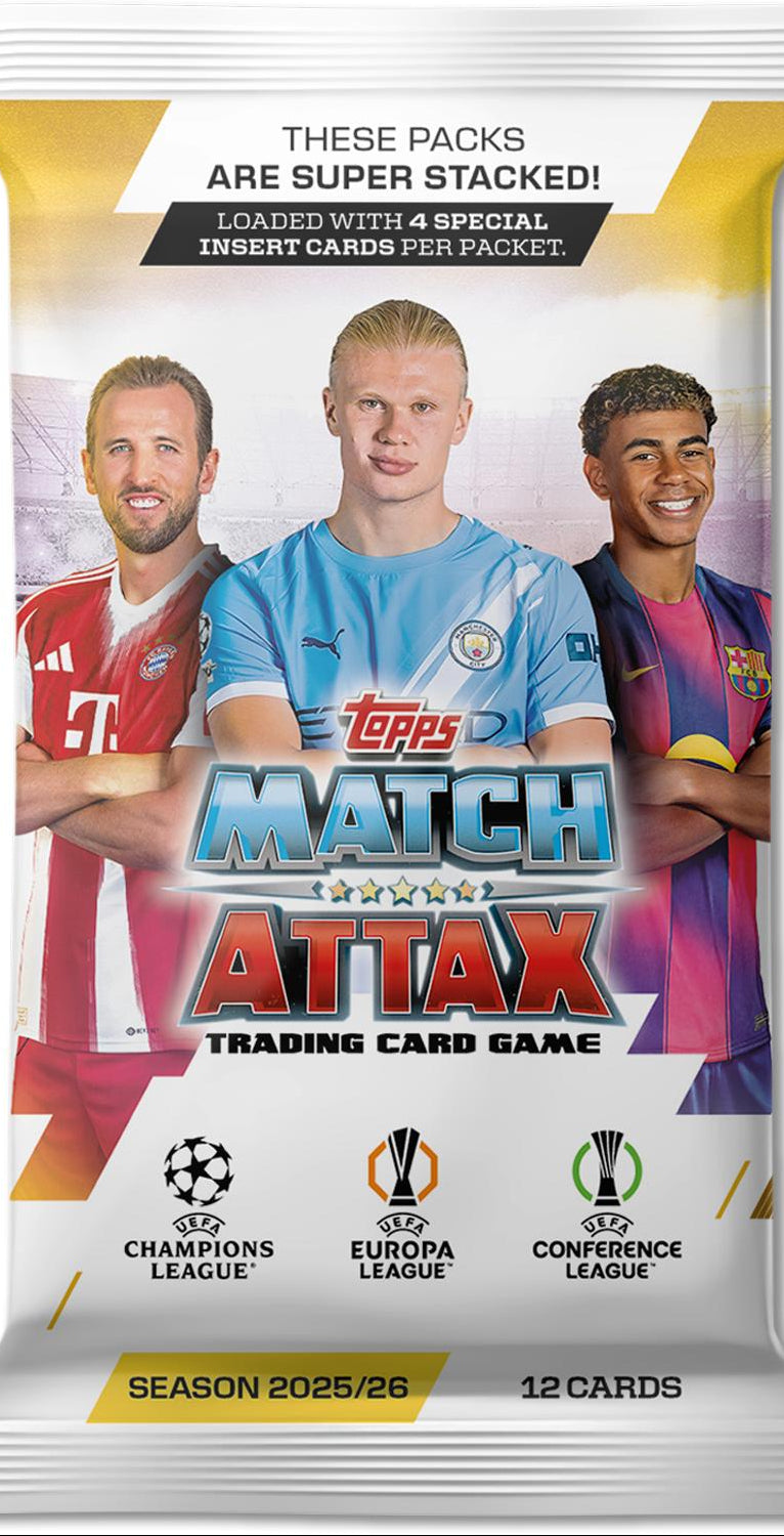 Topps - Match Attax 2025/26 UEFA Club Competitions Booster Pack