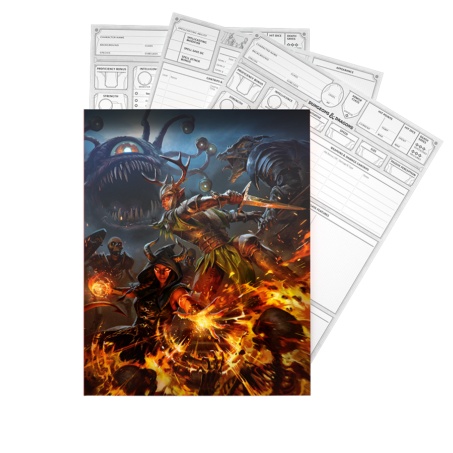Dungeons & Dragons - Character Sheets 2024