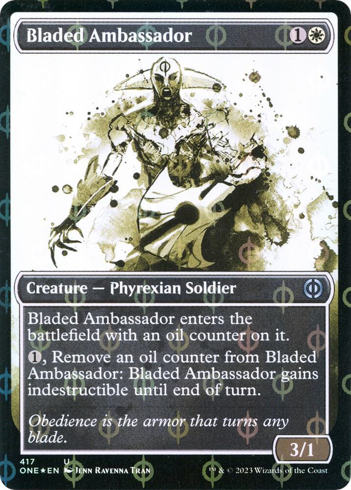Bladed Ambassador (Showcase) (Step-and-Compleat Foil)