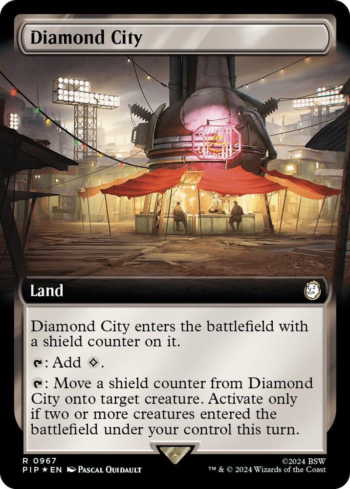 Diamond City (Extended Art) (Surge Foil)
