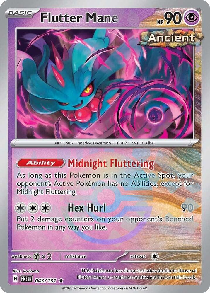Flutter Mane (Poke Ball Pattern)