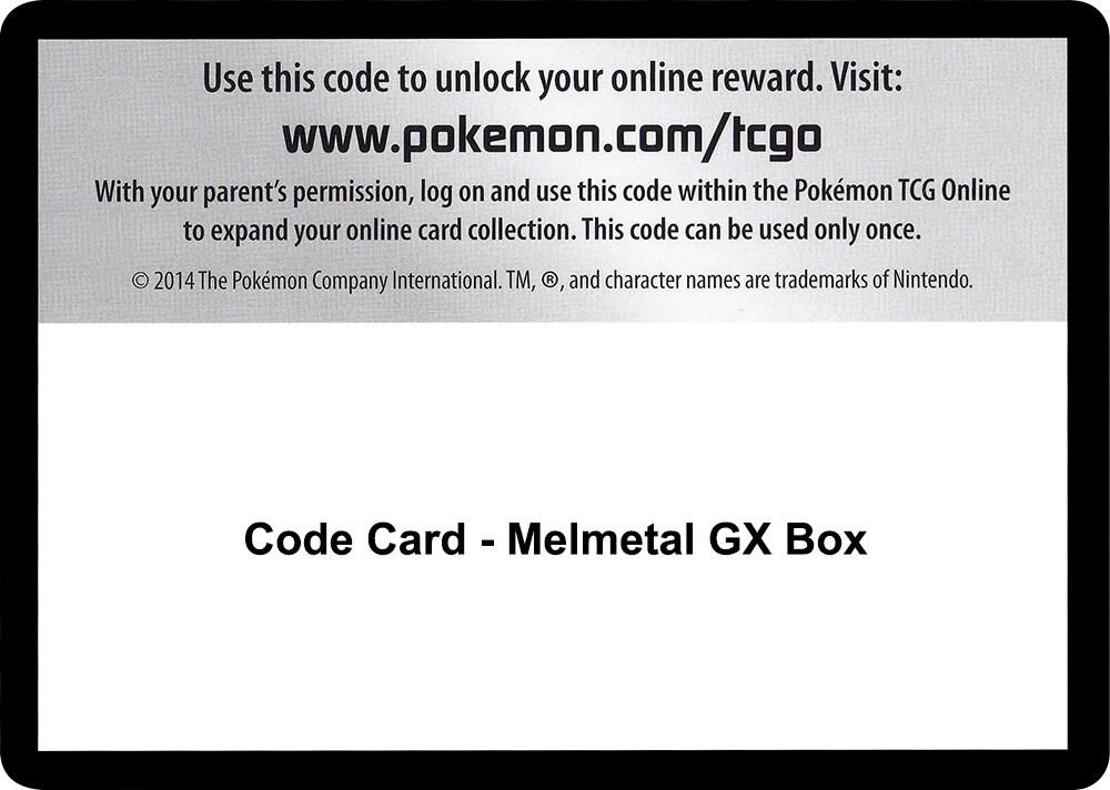 Code Card - Melmetal GX Box