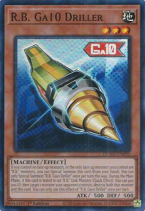 R.B. Ga10 Driller
