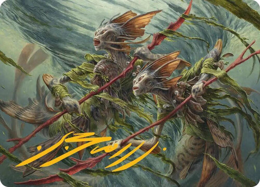 Champions of the Shoal Art Card (Gold-Stamped Signature)