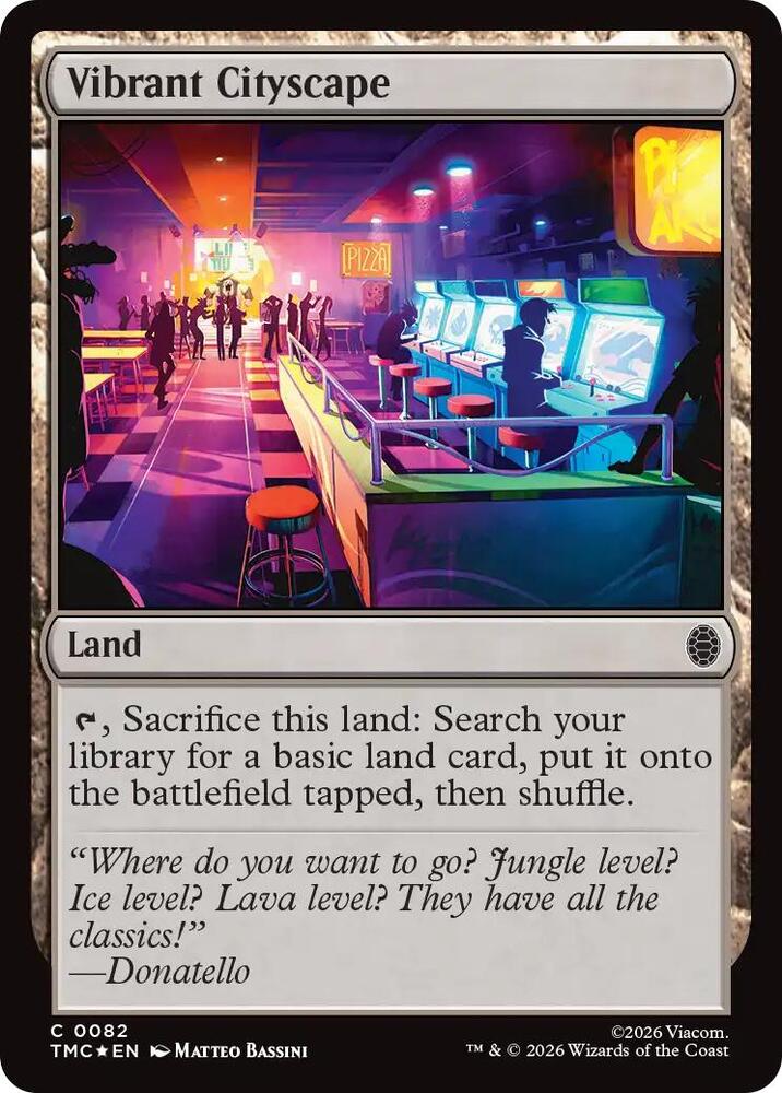 Vibrant Cityscape (Surge Foil)