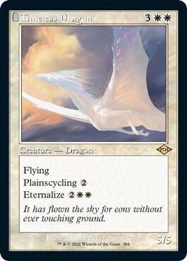 Timeless Dragon (Retro Frame) (Foil Etched)