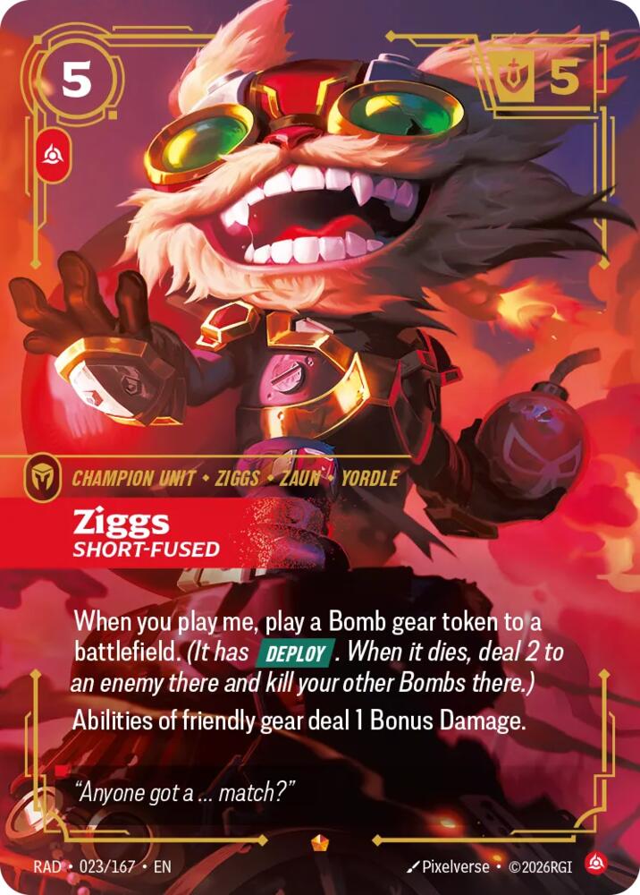 Ziggs, Short-Fused [Radiance]