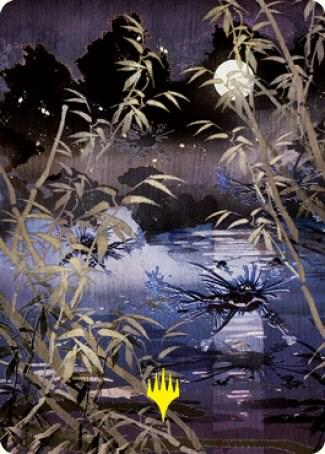 Swamp (297) Art Card (Gold-Stamped Signature)