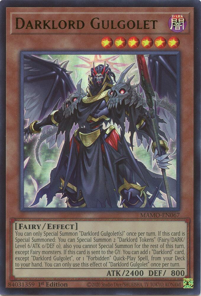 Darklord Gulgolet [Magnificent Monsters]
