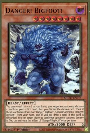 Danger! Bigfoot! (Alternate Art)