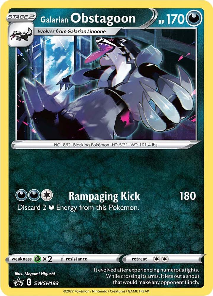 Galarian Obstagoon - SWSH193