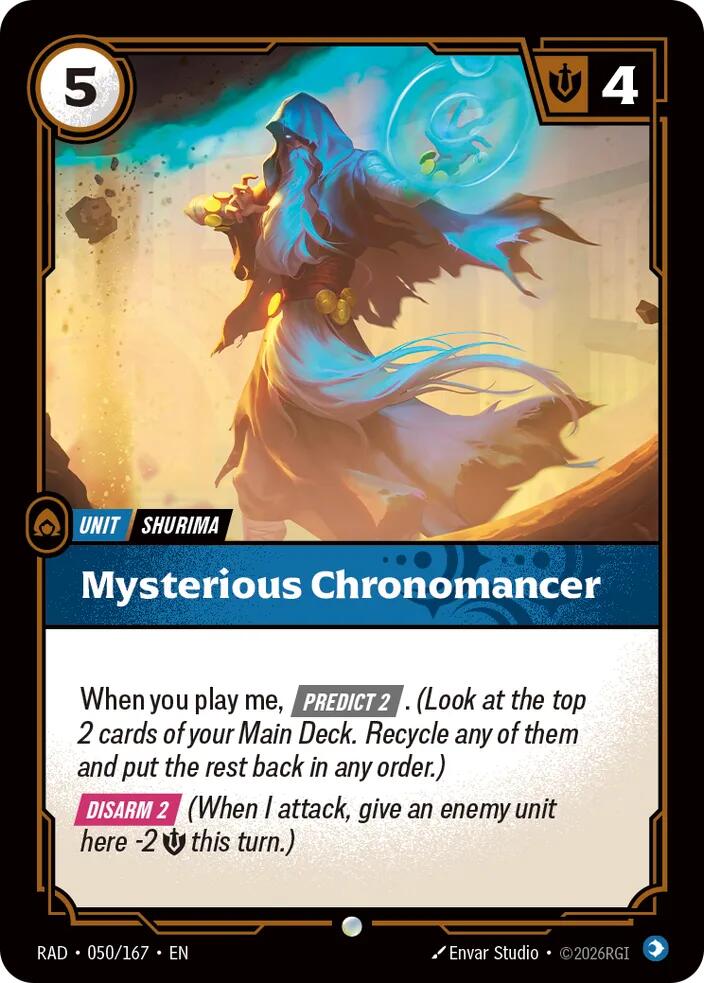 Mysterious Chronomancer [Radiance]