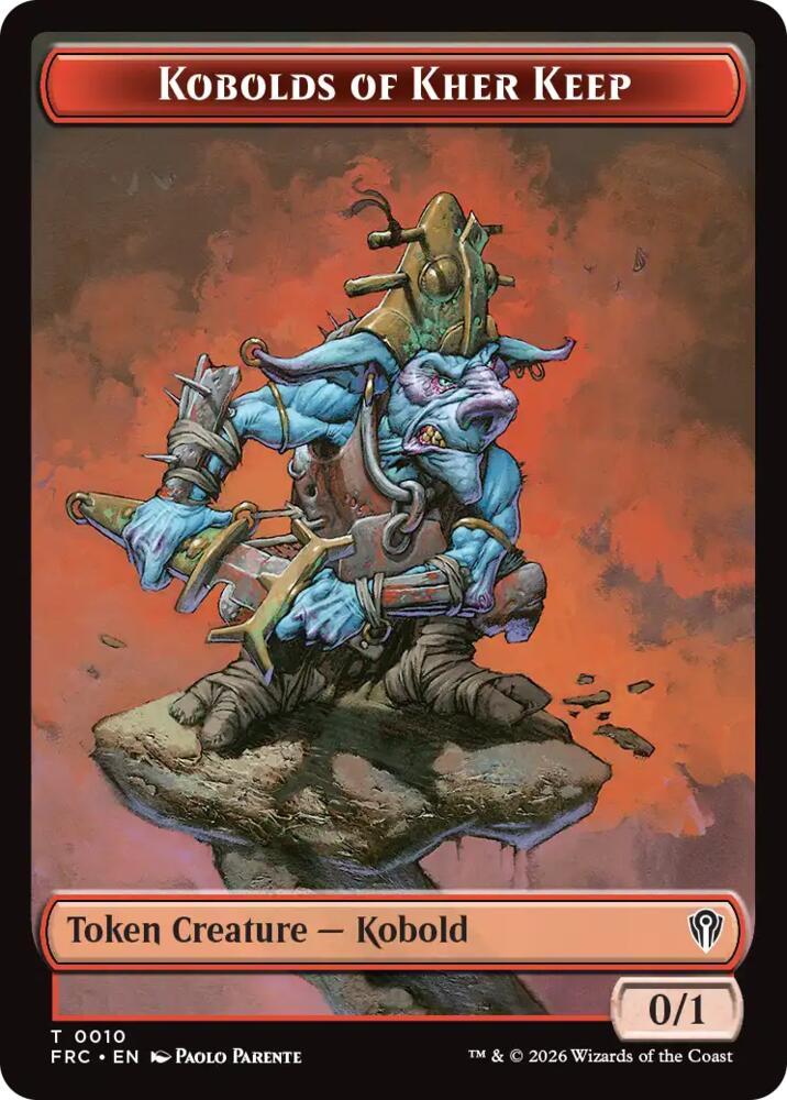 Kobolds of Kher Keep // Map Double-Sided Token