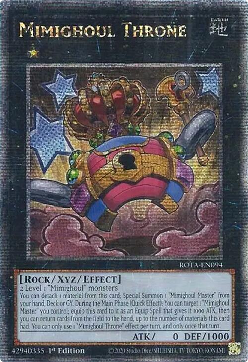 Mimighoul Throne (Quarter Century Secret Rare)