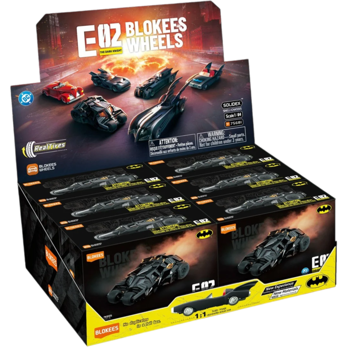 Batman - E02 Blokees Wheels Blind Box Display