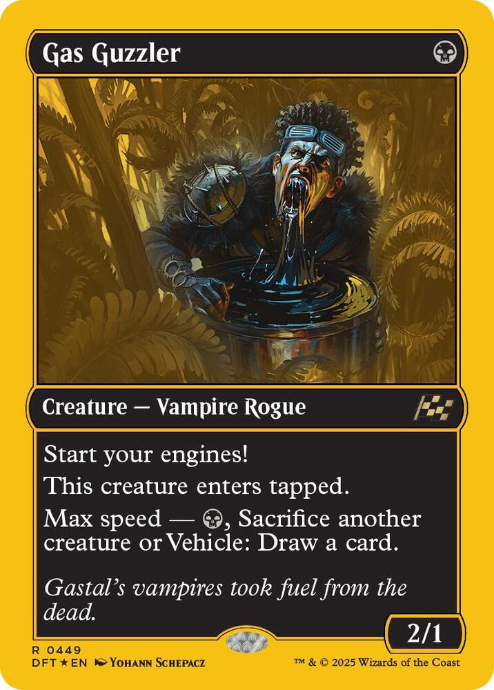 Gas Guzzler (First-Place Foil)