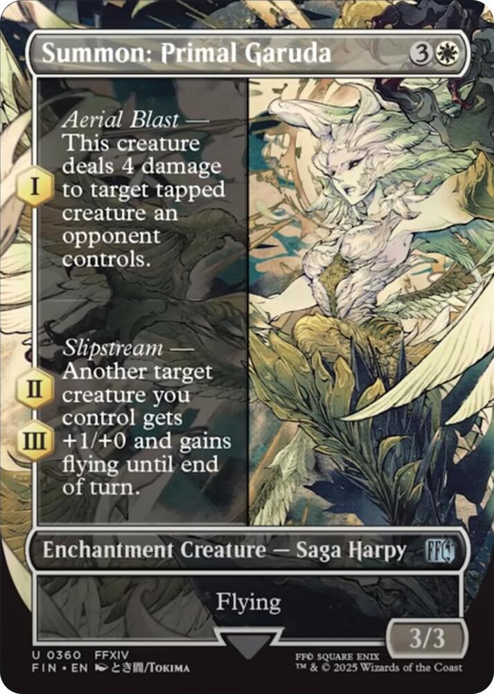 Summon: Primal Garuda (Borderless)
