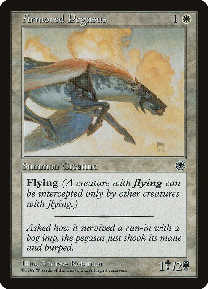 Armored Pegasus (Reminder Text)
