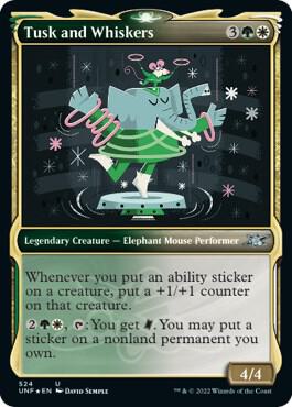 Tusk and Whiskers (Showcase) (Galaxy Foil)