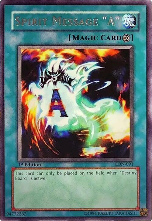 Spirit Message "A"