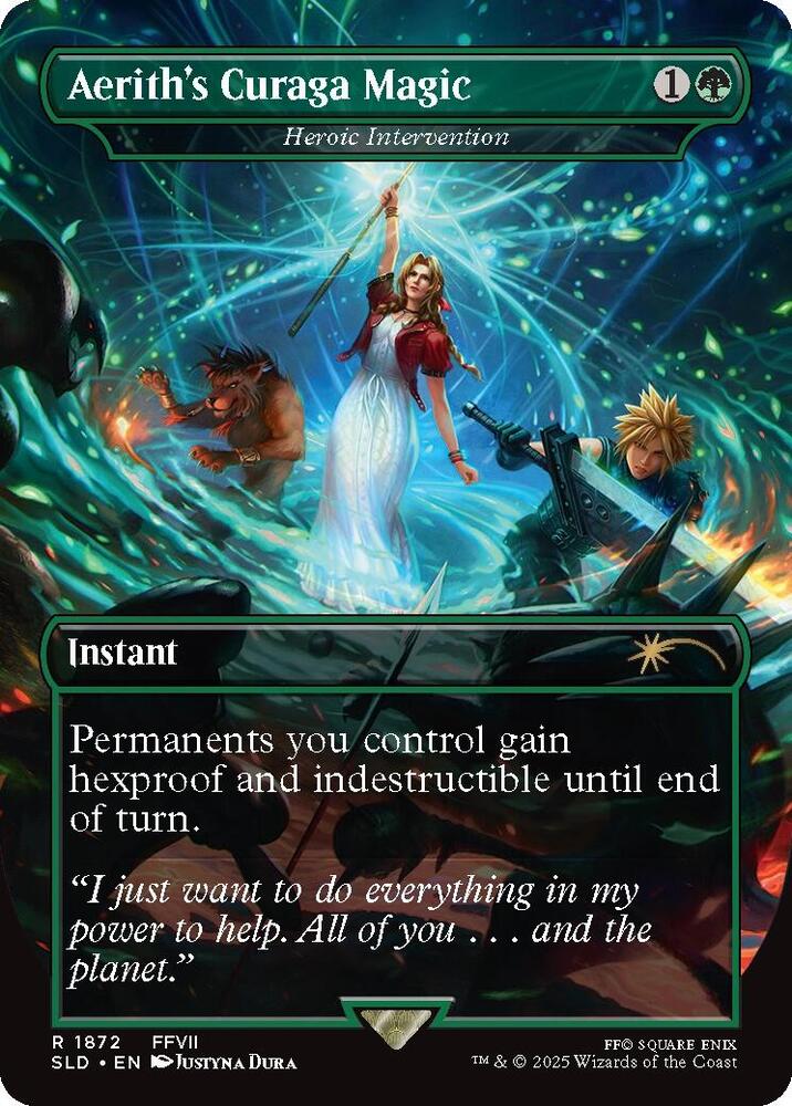 Aerith's Curaga Magic - Heroic Intervention