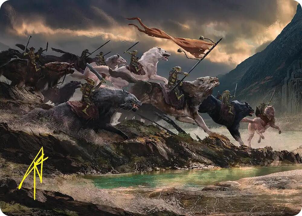 Tide of Fury and Disorder Art Card (Gold-Stamped Signature)