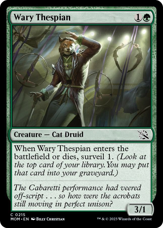Wary Thespian
