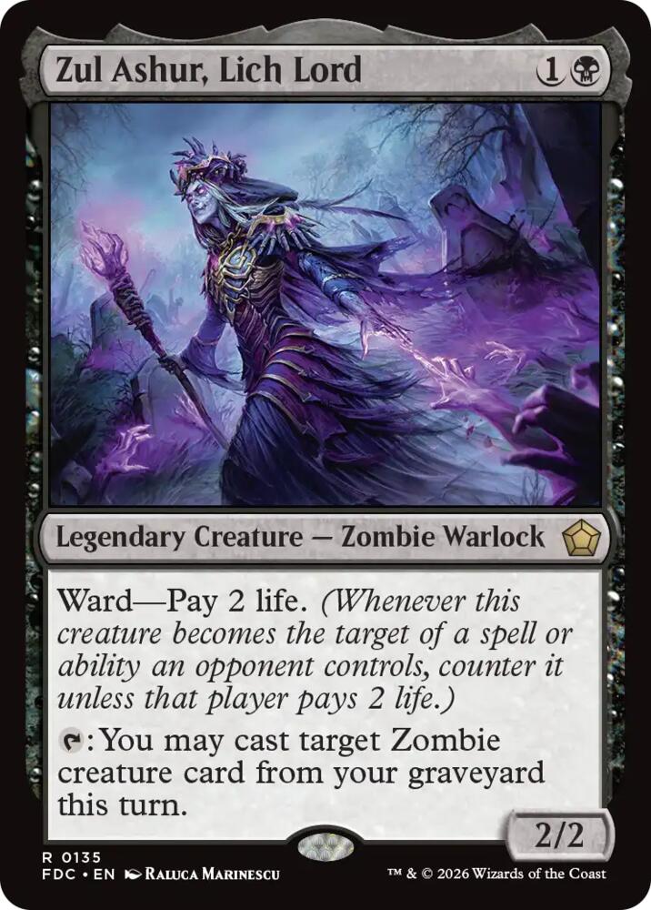 Zul Ashur, Lich Lord [Commander: Foundations]