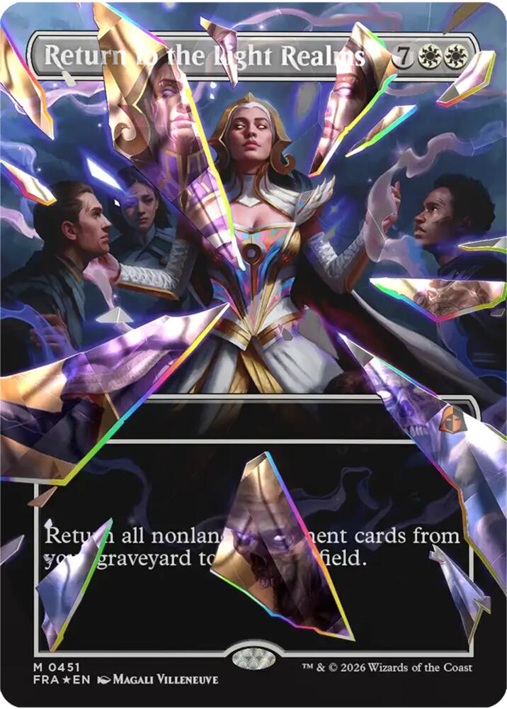 Return to the Light Realms (Borderless) (Facet Foil) (0451) [Reality Fracture]