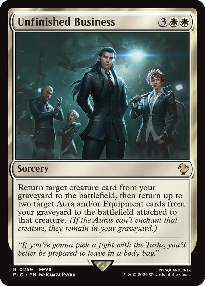 Unfinished Business (Surge Foil)