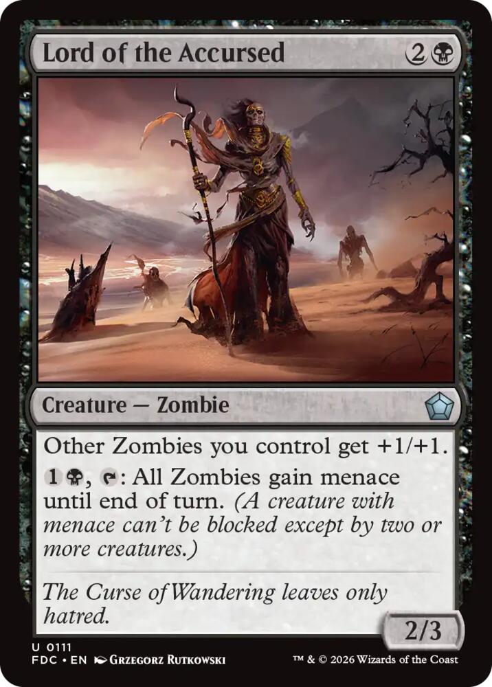 Lord of the Accursed [Commander: Foundations]