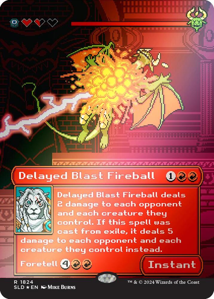 Delayed Blast Fireball (Rainbow Foil)